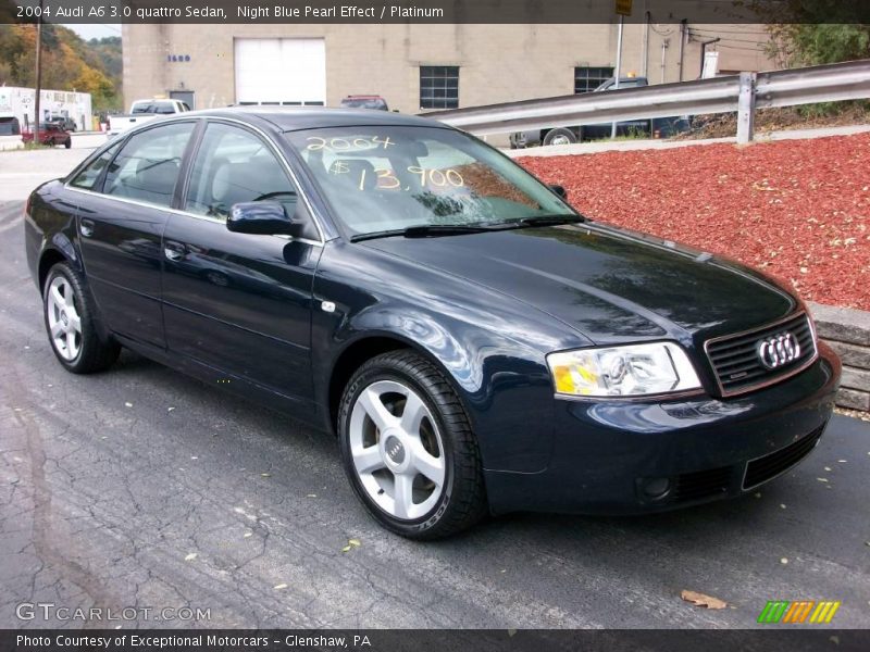 Night Blue Pearl Effect / Platinum 2004 Audi A6 3.0 quattro Sedan