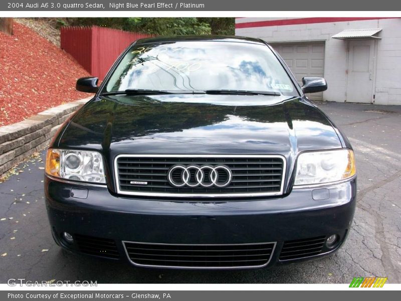 Night Blue Pearl Effect / Platinum 2004 Audi A6 3.0 quattro Sedan