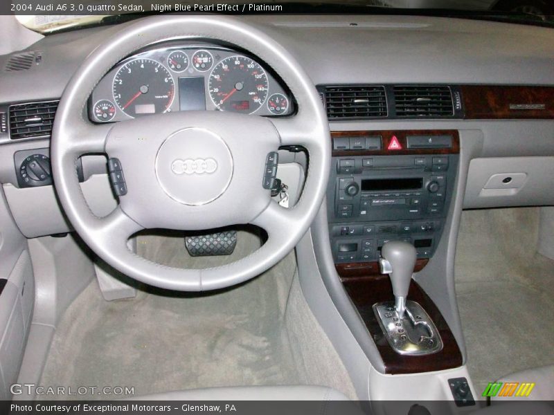 Night Blue Pearl Effect / Platinum 2004 Audi A6 3.0 quattro Sedan