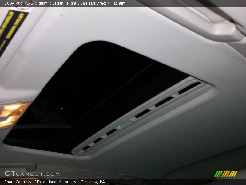 Night Blue Pearl Effect / Platinum 2004 Audi A6 3.0 quattro Sedan
