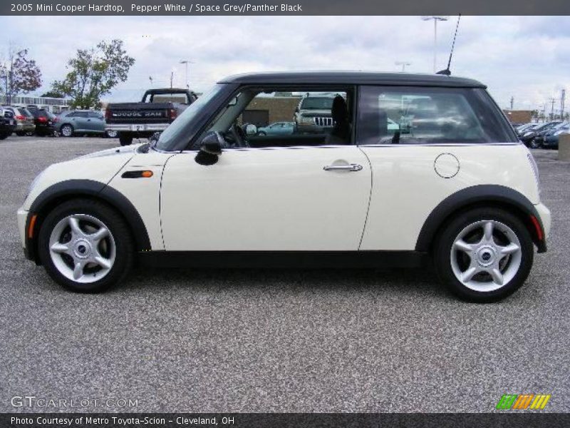 Pepper White / Space Grey/Panther Black 2005 Mini Cooper Hardtop