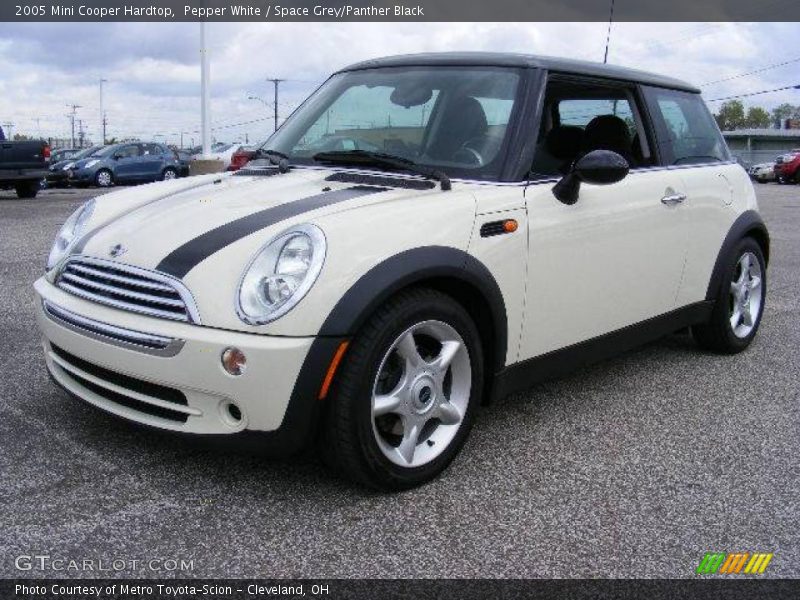 Pepper White / Space Grey/Panther Black 2005 Mini Cooper Hardtop