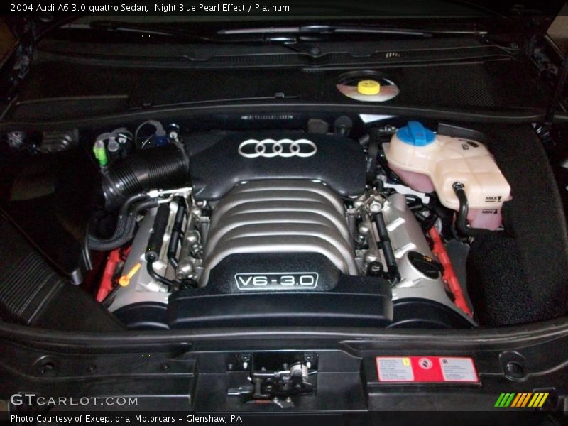 Night Blue Pearl Effect / Platinum 2004 Audi A6 3.0 quattro Sedan