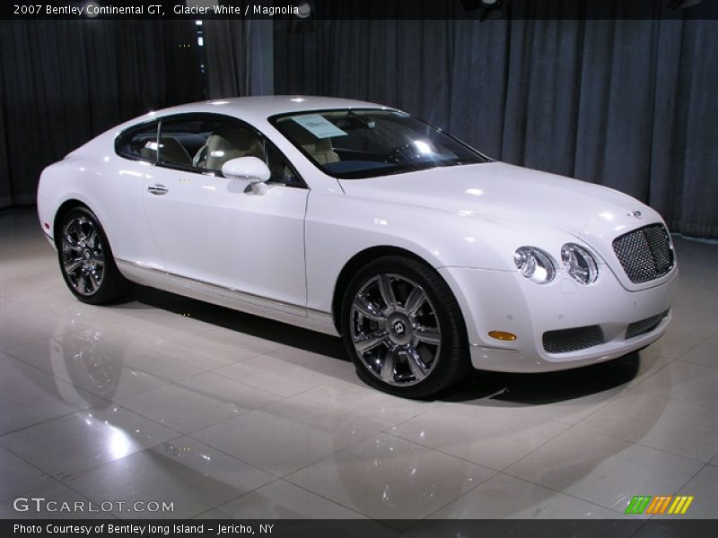 Glacier White / Magnolia 2007 Bentley Continental GT