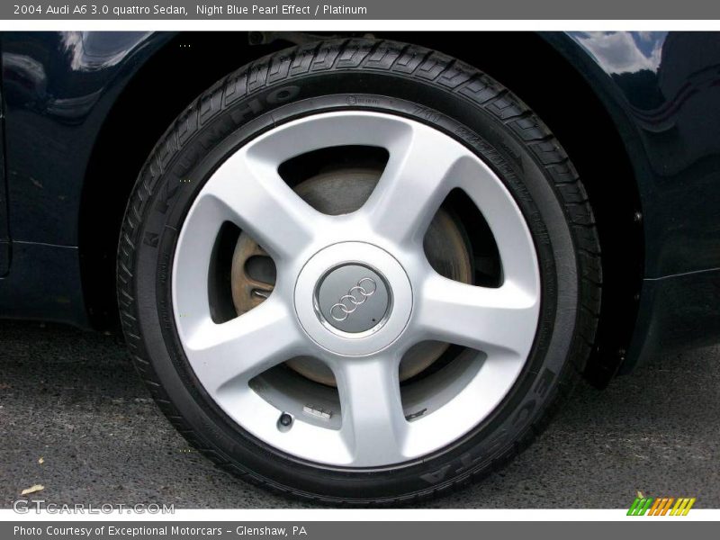 Night Blue Pearl Effect / Platinum 2004 Audi A6 3.0 quattro Sedan