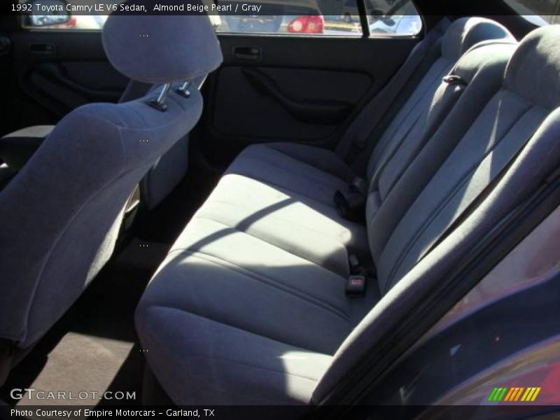 Almond Beige Pearl / Gray 1992 Toyota Camry LE V6 Sedan