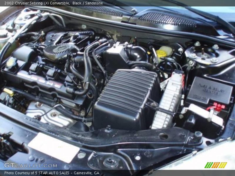 Black / Sandstone 2002 Chrysler Sebring LXi Convertible