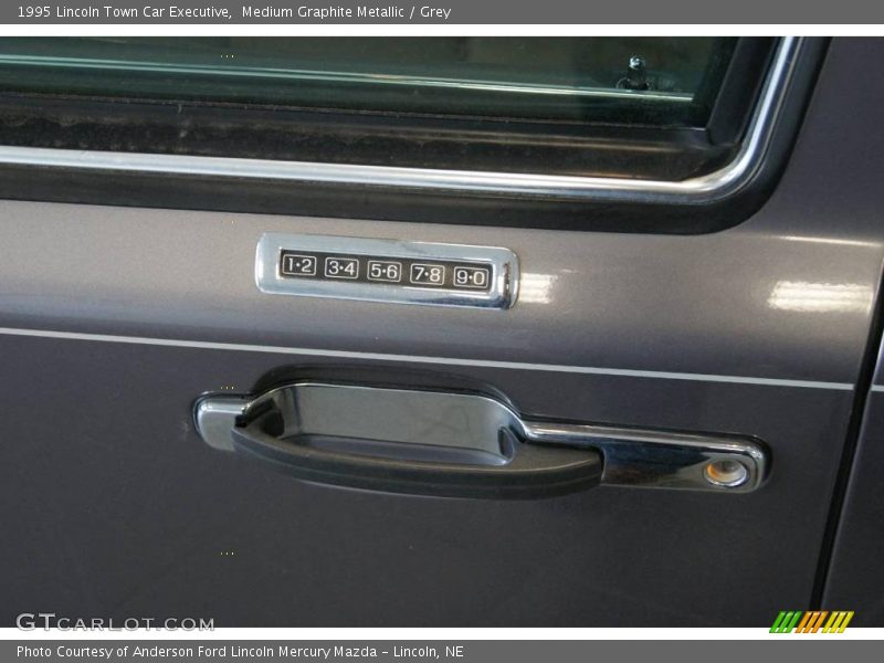 Medium Graphite Metallic / Grey 1995 Lincoln Town Car Executive