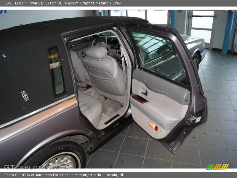 Medium Graphite Metallic / Grey 1995 Lincoln Town Car Executive