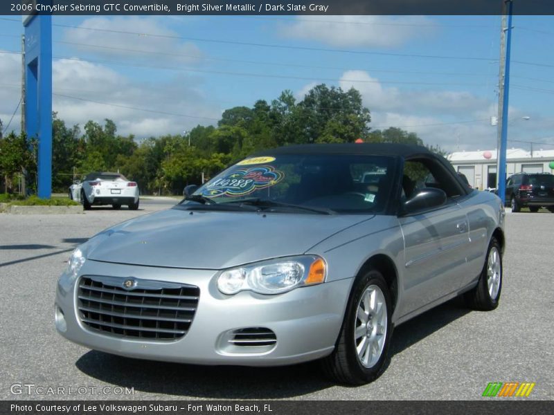 Bright Silver Metallic / Dark Slate Gray 2006 Chrysler Sebring GTC Convertible