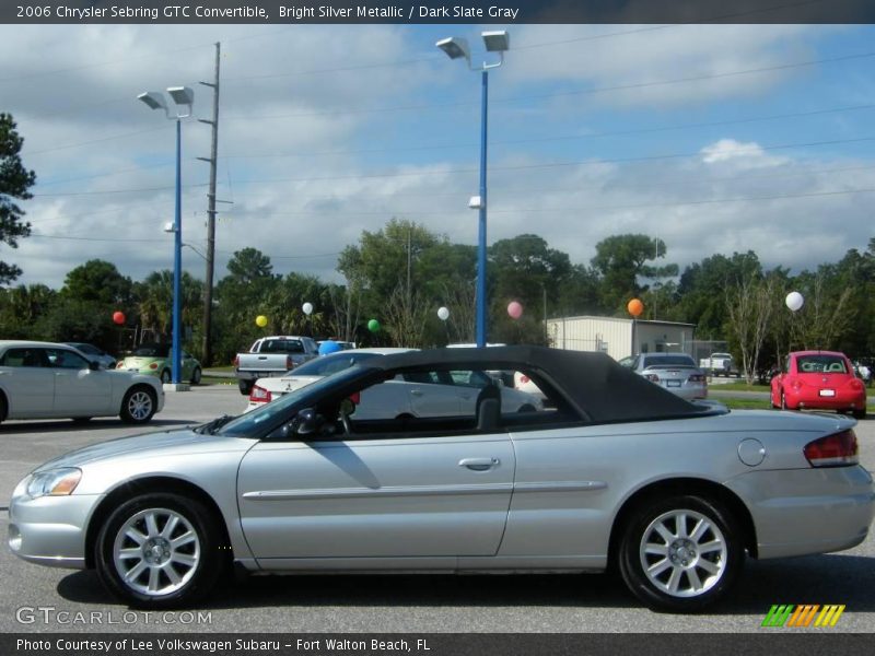 Bright Silver Metallic / Dark Slate Gray 2006 Chrysler Sebring GTC Convertible