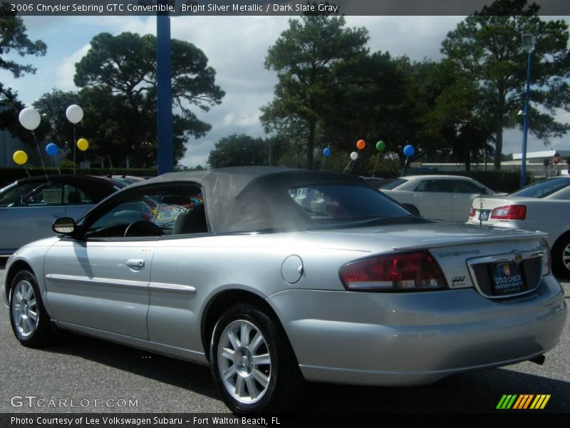 Bright Silver Metallic / Dark Slate Gray 2006 Chrysler Sebring GTC Convertible