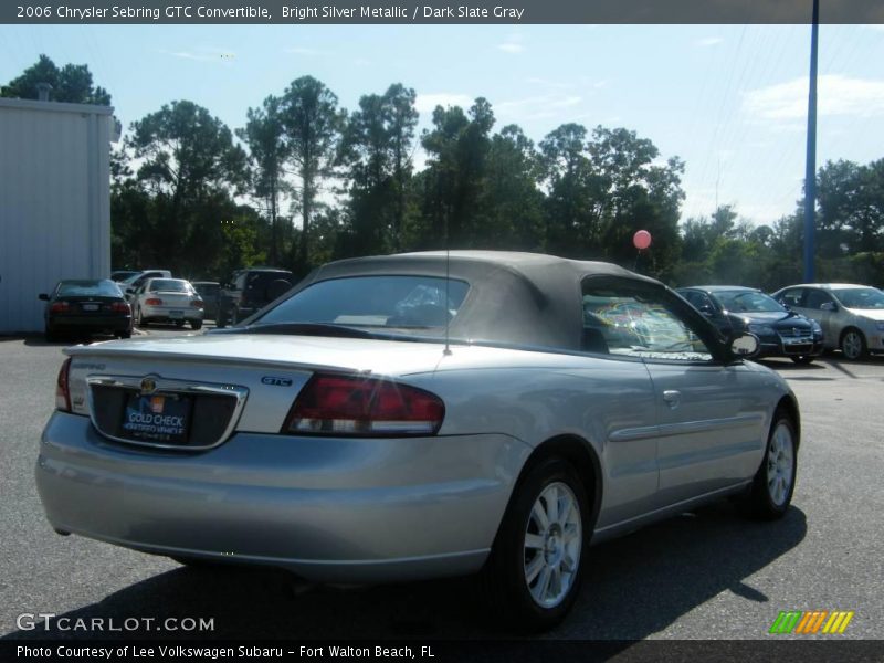 Bright Silver Metallic / Dark Slate Gray 2006 Chrysler Sebring GTC Convertible