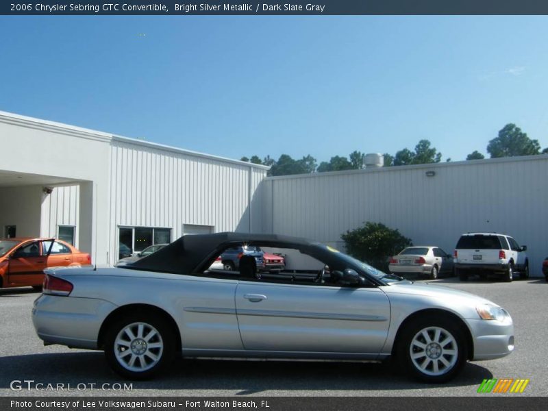 Bright Silver Metallic / Dark Slate Gray 2006 Chrysler Sebring GTC Convertible