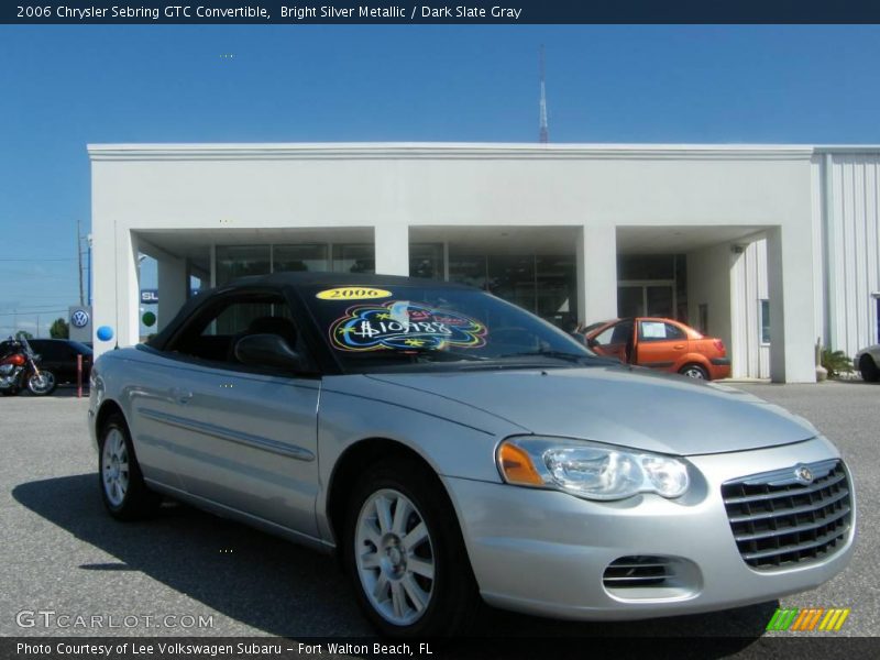 Bright Silver Metallic / Dark Slate Gray 2006 Chrysler Sebring GTC Convertible