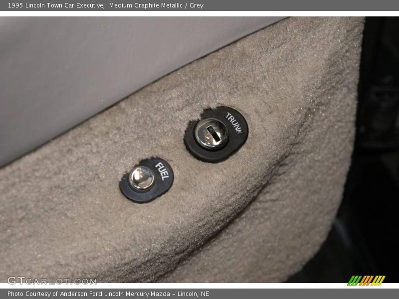 Medium Graphite Metallic / Grey 1995 Lincoln Town Car Executive