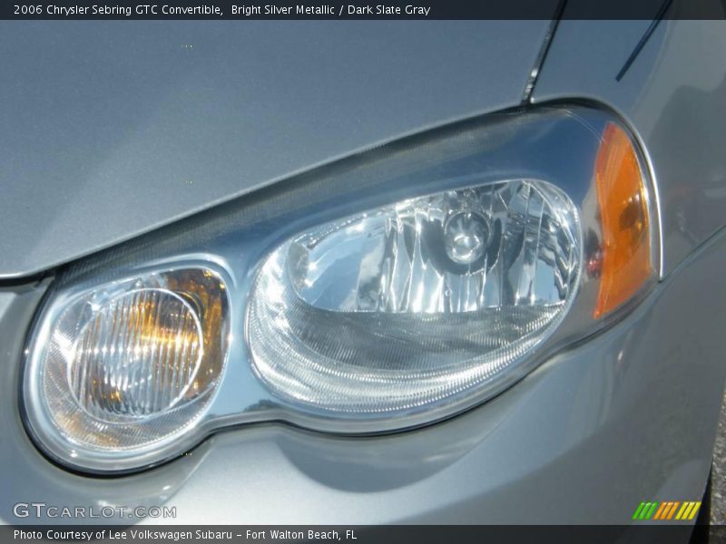 Bright Silver Metallic / Dark Slate Gray 2006 Chrysler Sebring GTC Convertible