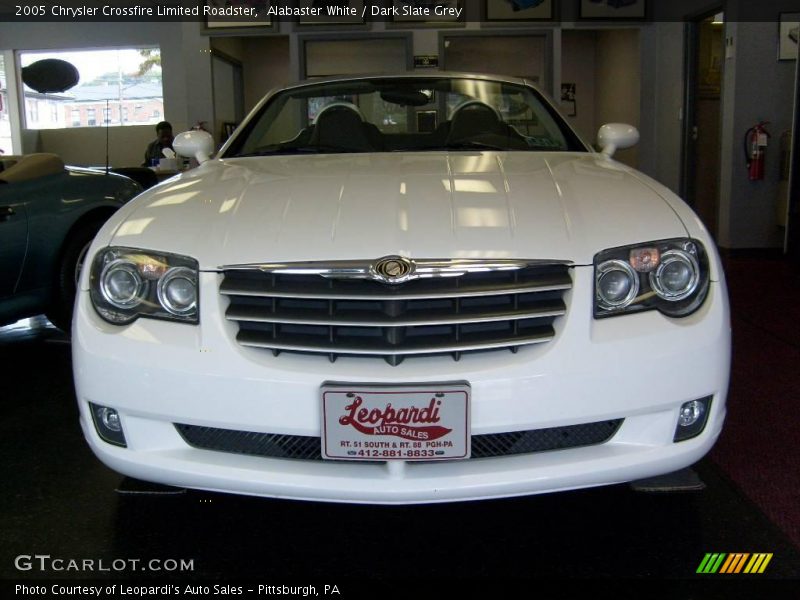 Alabaster White / Dark Slate Grey 2005 Chrysler Crossfire Limited Roadster