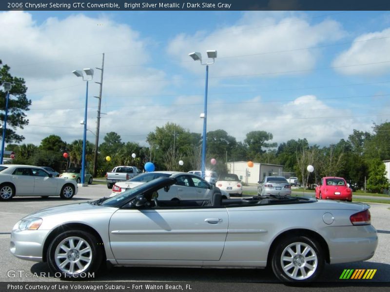Bright Silver Metallic / Dark Slate Gray 2006 Chrysler Sebring GTC Convertible