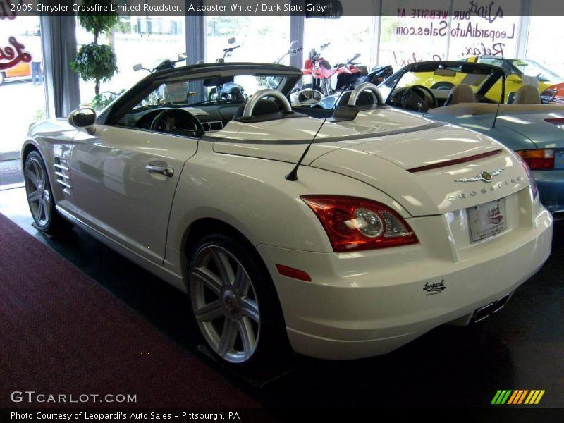 Alabaster White / Dark Slate Grey 2005 Chrysler Crossfire Limited Roadster