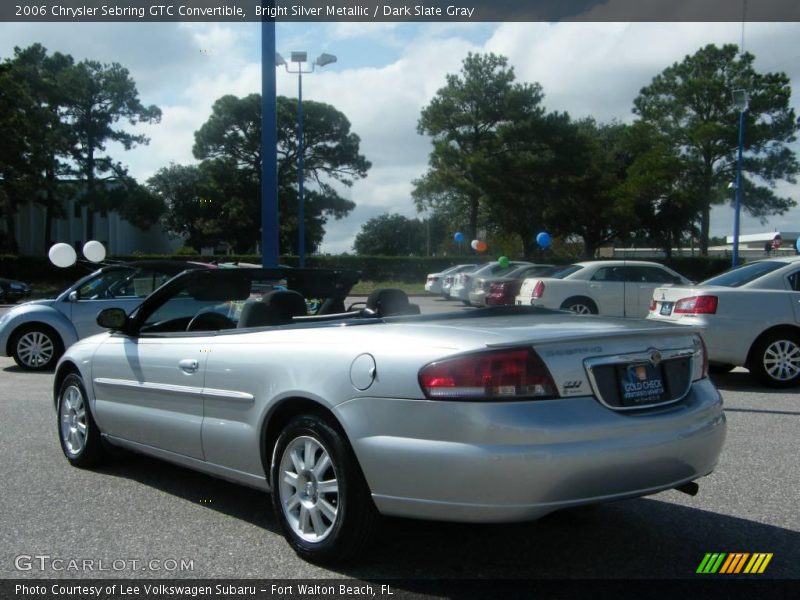 Bright Silver Metallic / Dark Slate Gray 2006 Chrysler Sebring GTC Convertible