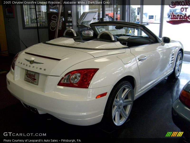 Alabaster White / Dark Slate Grey 2005 Chrysler Crossfire Limited Roadster