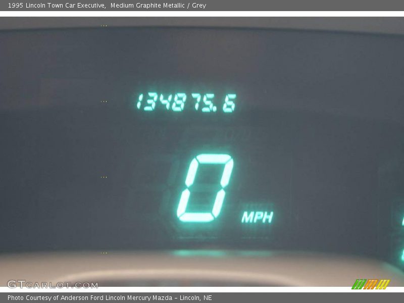 Medium Graphite Metallic / Grey 1995 Lincoln Town Car Executive