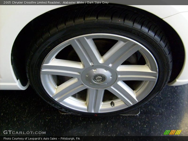 Alabaster White / Dark Slate Grey 2005 Chrysler Crossfire Limited Roadster
