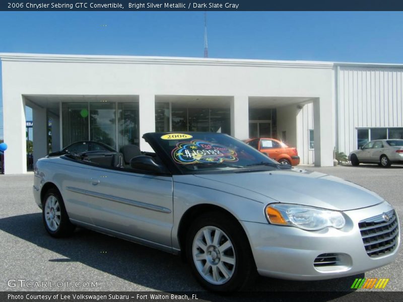 Bright Silver Metallic / Dark Slate Gray 2006 Chrysler Sebring GTC Convertible