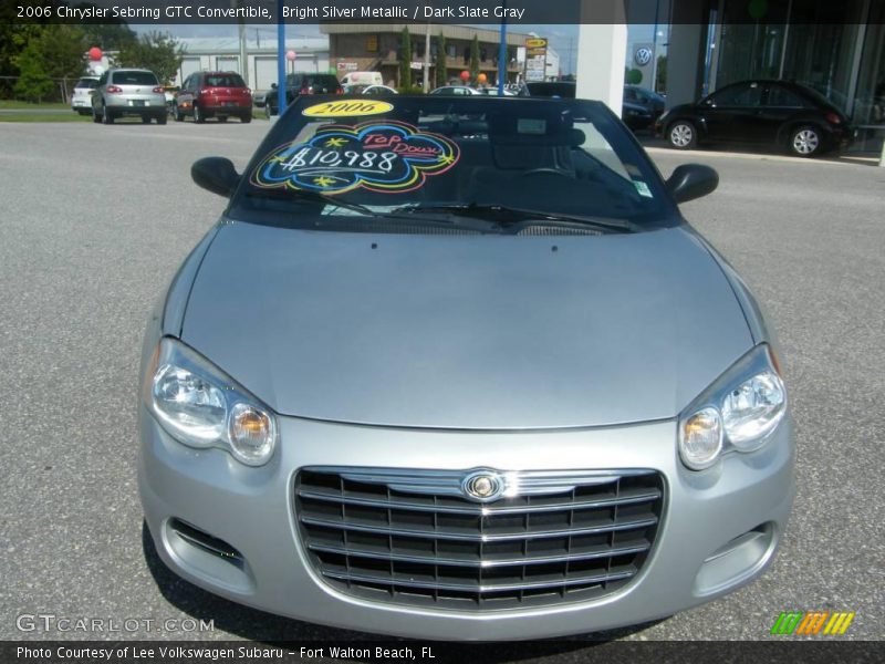 Bright Silver Metallic / Dark Slate Gray 2006 Chrysler Sebring GTC Convertible