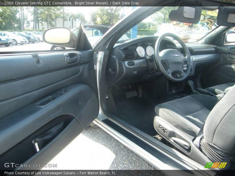 Bright Silver Metallic / Dark Slate Gray 2006 Chrysler Sebring GTC Convertible
