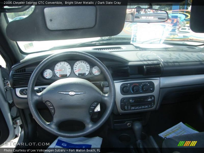 Bright Silver Metallic / Dark Slate Gray 2006 Chrysler Sebring GTC Convertible