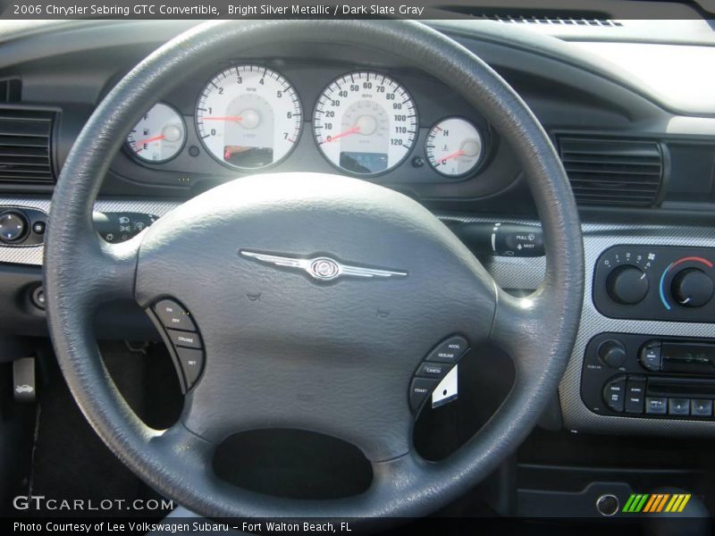 Bright Silver Metallic / Dark Slate Gray 2006 Chrysler Sebring GTC Convertible
