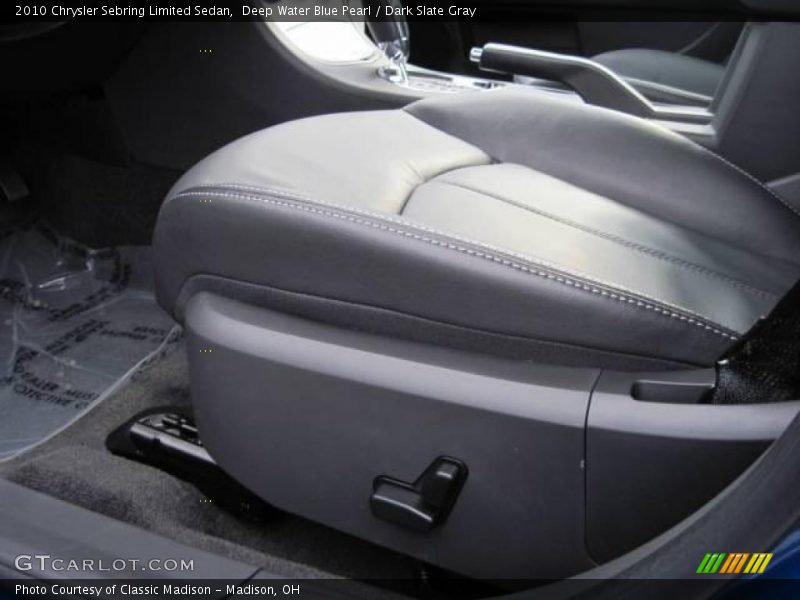 Deep Water Blue Pearl / Dark Slate Gray 2010 Chrysler Sebring Limited Sedan