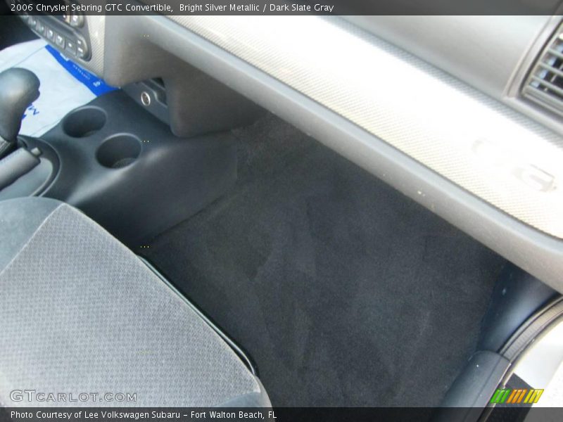 Bright Silver Metallic / Dark Slate Gray 2006 Chrysler Sebring GTC Convertible
