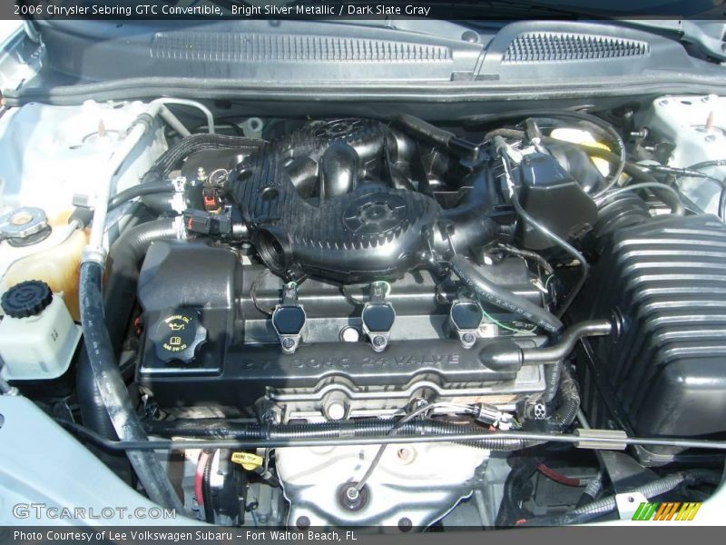 Bright Silver Metallic / Dark Slate Gray 2006 Chrysler Sebring GTC Convertible