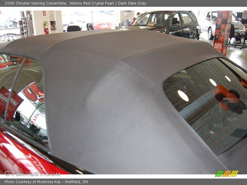 Inferno Red Crystal Pearl / Dark Slate Gray 2006 Chrysler Sebring Convertible