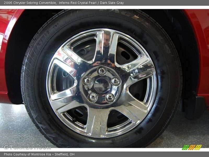 Inferno Red Crystal Pearl / Dark Slate Gray 2006 Chrysler Sebring Convertible