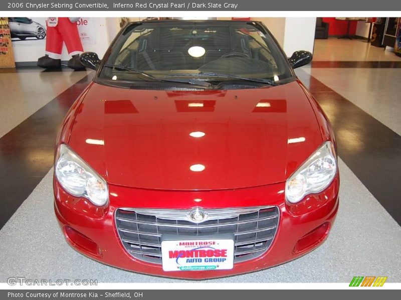 Inferno Red Crystal Pearl / Dark Slate Gray 2006 Chrysler Sebring Convertible