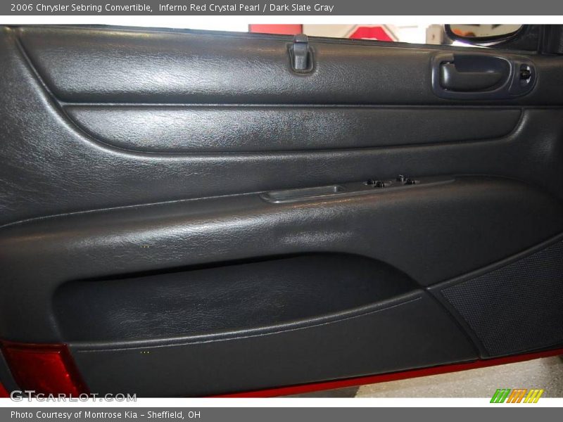 Inferno Red Crystal Pearl / Dark Slate Gray 2006 Chrysler Sebring Convertible
