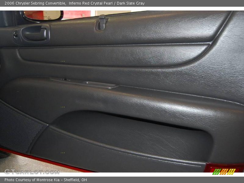 Inferno Red Crystal Pearl / Dark Slate Gray 2006 Chrysler Sebring Convertible