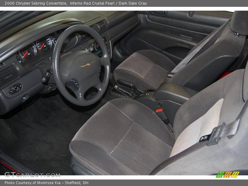 Inferno Red Crystal Pearl / Dark Slate Gray 2006 Chrysler Sebring Convertible