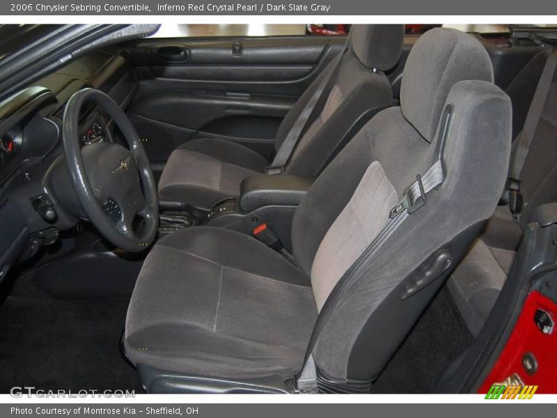 Inferno Red Crystal Pearl / Dark Slate Gray 2006 Chrysler Sebring Convertible