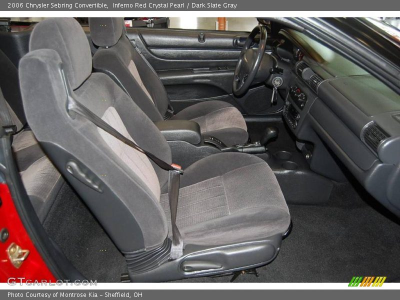 Inferno Red Crystal Pearl / Dark Slate Gray 2006 Chrysler Sebring Convertible