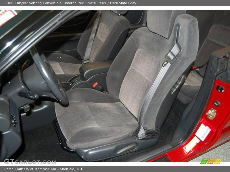 Inferno Red Crystal Pearl / Dark Slate Gray 2006 Chrysler Sebring Convertible