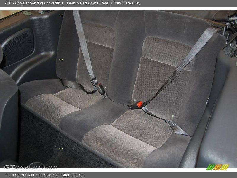 Inferno Red Crystal Pearl / Dark Slate Gray 2006 Chrysler Sebring Convertible
