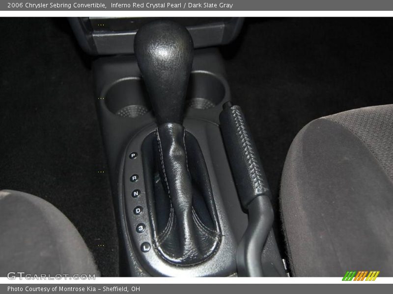 Inferno Red Crystal Pearl / Dark Slate Gray 2006 Chrysler Sebring Convertible