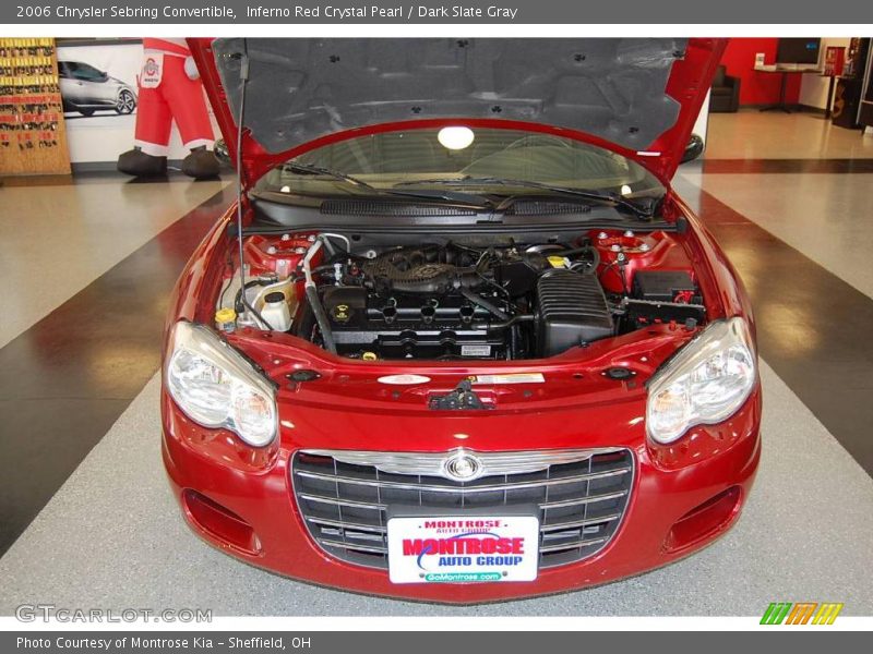 Inferno Red Crystal Pearl / Dark Slate Gray 2006 Chrysler Sebring Convertible