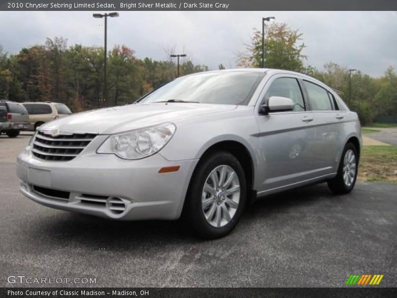 Bright Silver Metallic / Dark Slate Gray 2010 Chrysler Sebring Limited Sedan