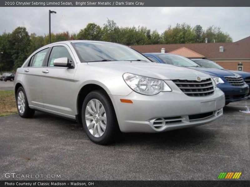 Bright Silver Metallic / Dark Slate Gray 2010 Chrysler Sebring Limited Sedan